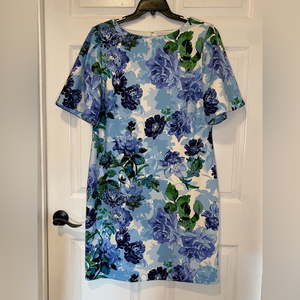 Beautiful blue floral dress